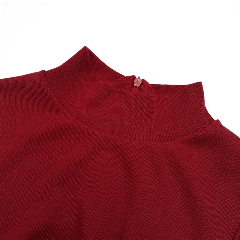 Long sleeves knitted dress