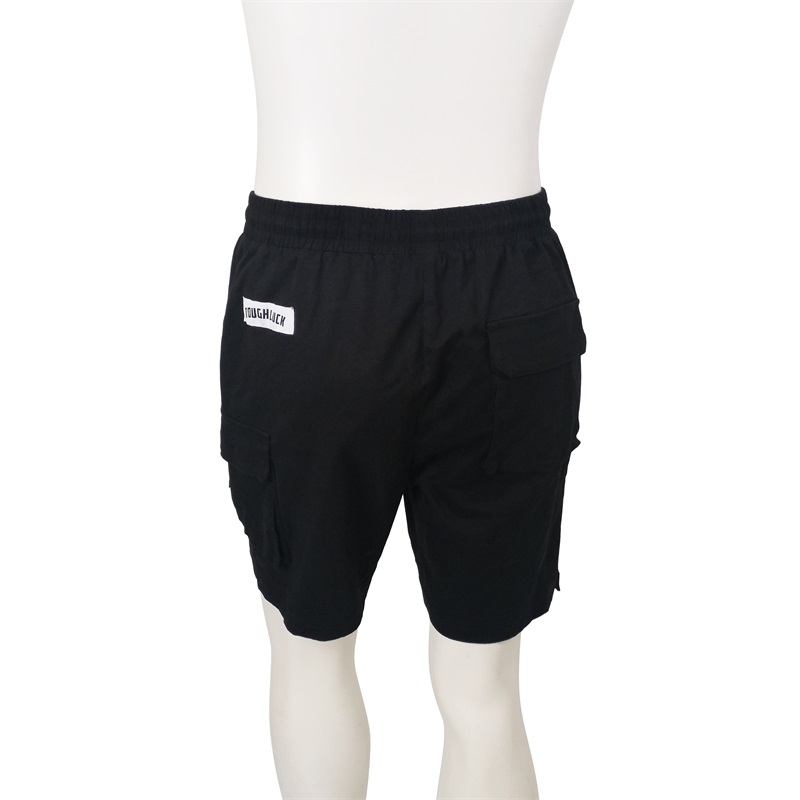 Black cargo shorts