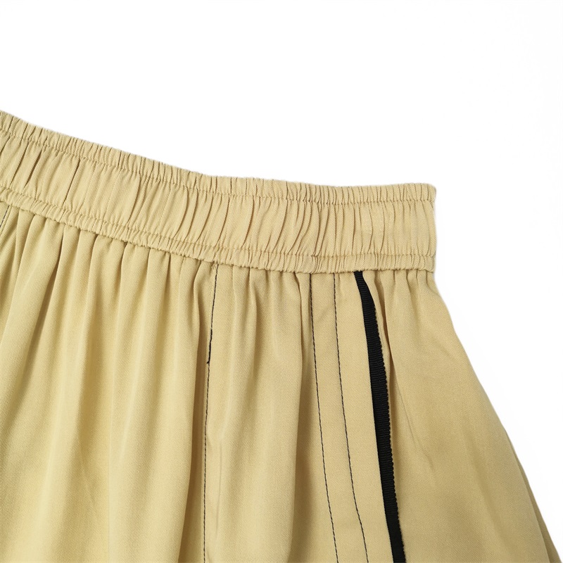 A line midi skirt